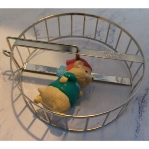 Hallmark 1993 Hamster Wheel Christmas Ornament